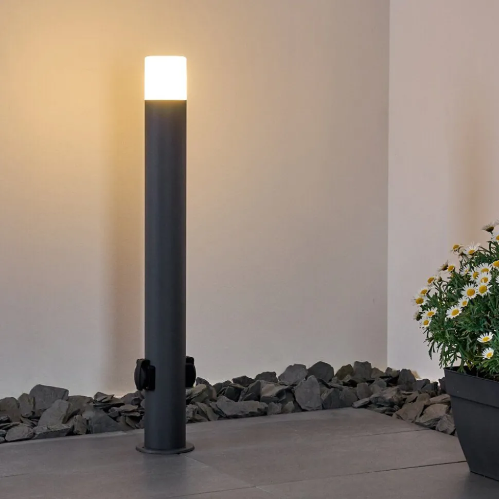 Borne Lumineuse Buhrkall Anthracite, 1 Lumiere