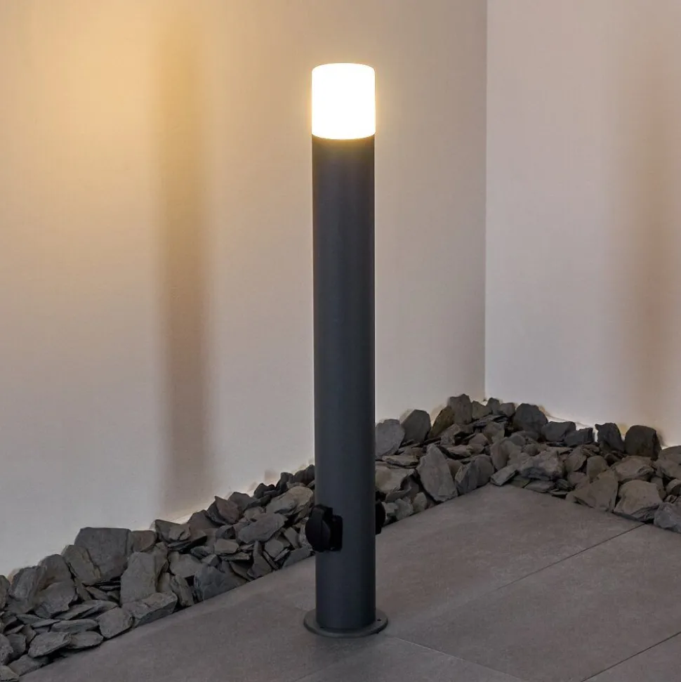 Borne Lumineuse Buhrkall Anthracite, 1 Lumiere