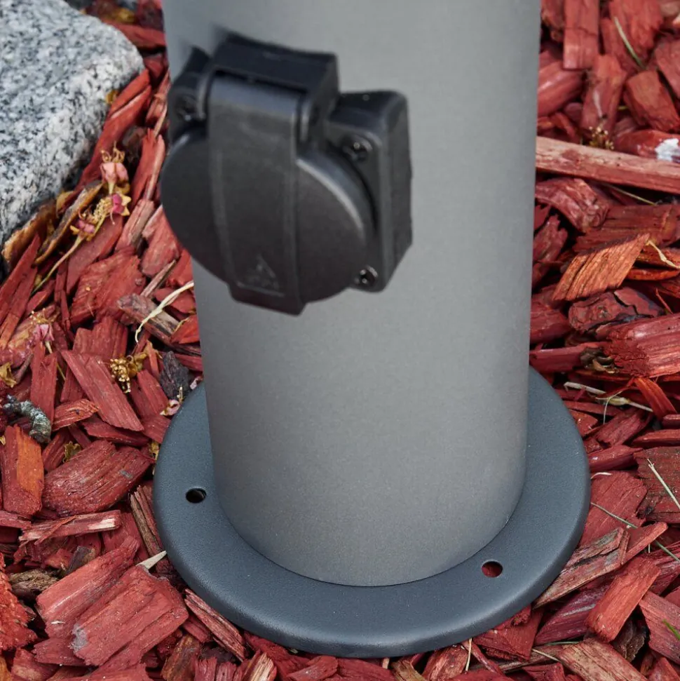 Borne Lumineuse Buhrkall Anthracite, 1 Lumiere