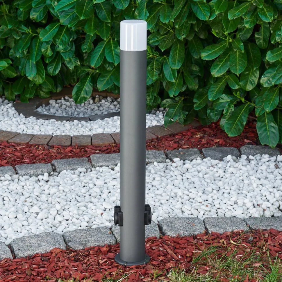 Borne Lumineuse Buhrkall Anthracite, 1 Lumiere