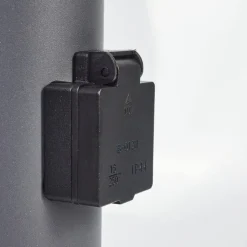 Borne Lumineuse Caserta Anthracite, 1 Lumiere