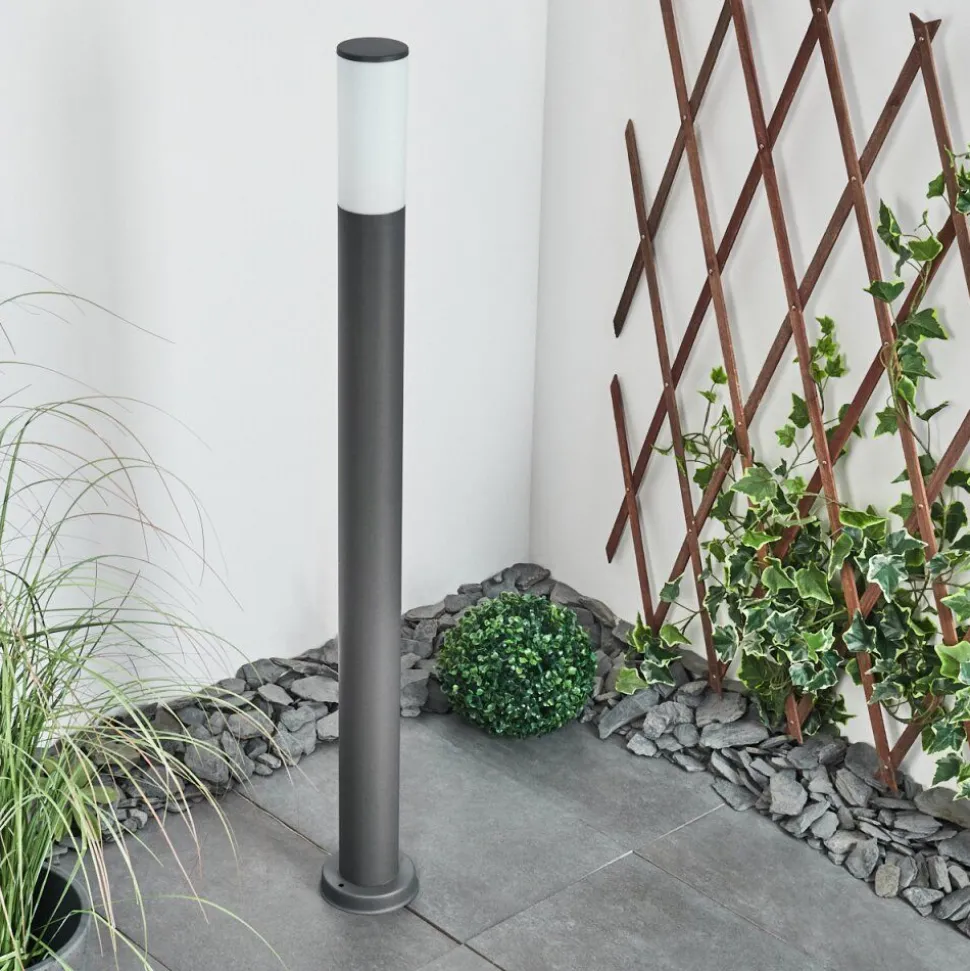 Borne Lumineuse Caserta Anthracite, 1 Lumiere