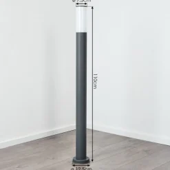 Borne Lumineuse Caserta Anthracite, 1 Lumiere