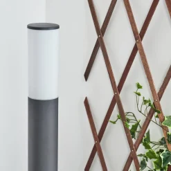 Borne Lumineuse Caserta Anthracite, 1 Lumiere