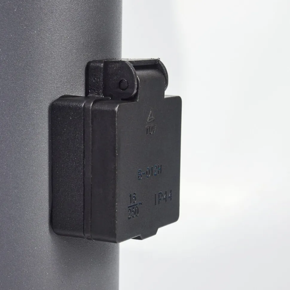 Borne Lumineuse Caserta Anthracite, 1 Lumiere