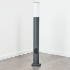 Borne Lumineuse Caserta Anthracite, 1 Lumiere