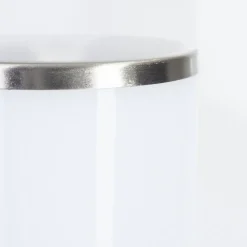 Borne Lumineuse Caserta Nickel Mat, 1 Lumiere