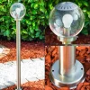 Borne Lumineuse Cordova Acier Inoxydable, 1 Lumiere