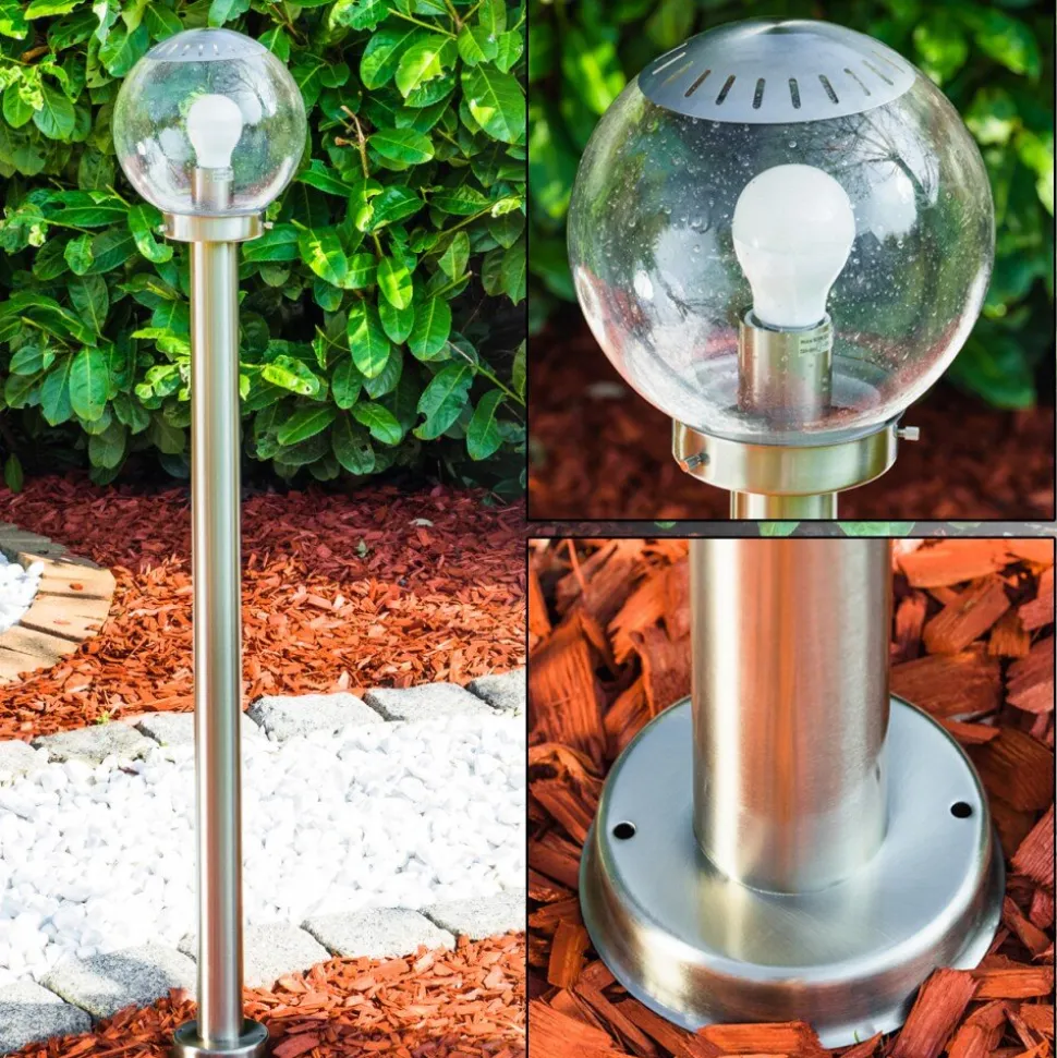 Borne Lumineuse Cordova Acier Inoxydable, 1 Lumiere