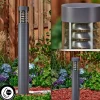 Borne Lumineuse Dakar Anthracite, 1 Lumiere