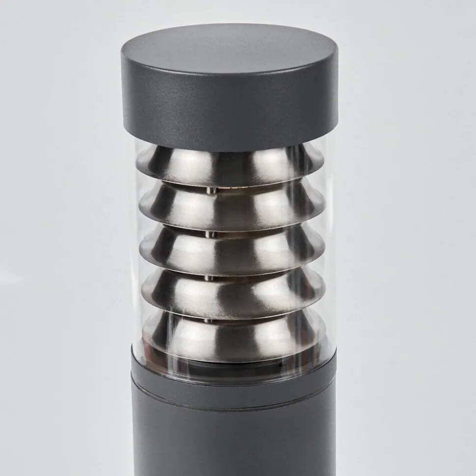 Borne Lumineuse Dakar Anthracite, 1 Lumiere, Detecteur De Mouvement
