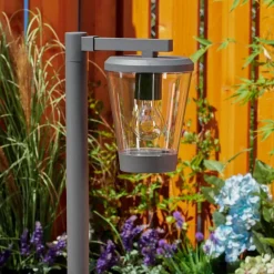 Borne Lumineuse Eloida Anthracite, 1 Lumiere