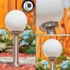 Borne Lumineuse Enara Nickel Mat, 1 Lumiere