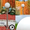 Borne Lumineuse Enara Nickel Mat, 1 Lumiere