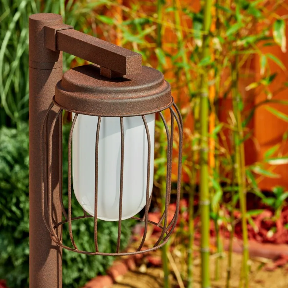 Borne Lumineuse Foothills Rouille, 1 Lumiere