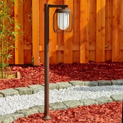 Borne Lumineuse Foothills Rouille, 1 Lumiere