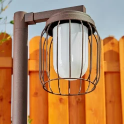 Borne Lumineuse Foothills Rouille, 1 Lumiere
