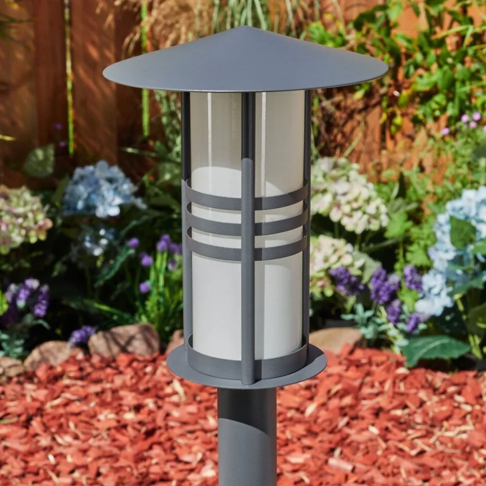 Borne Lumineuse Fukuoka Anthracite, 1 Lumiere