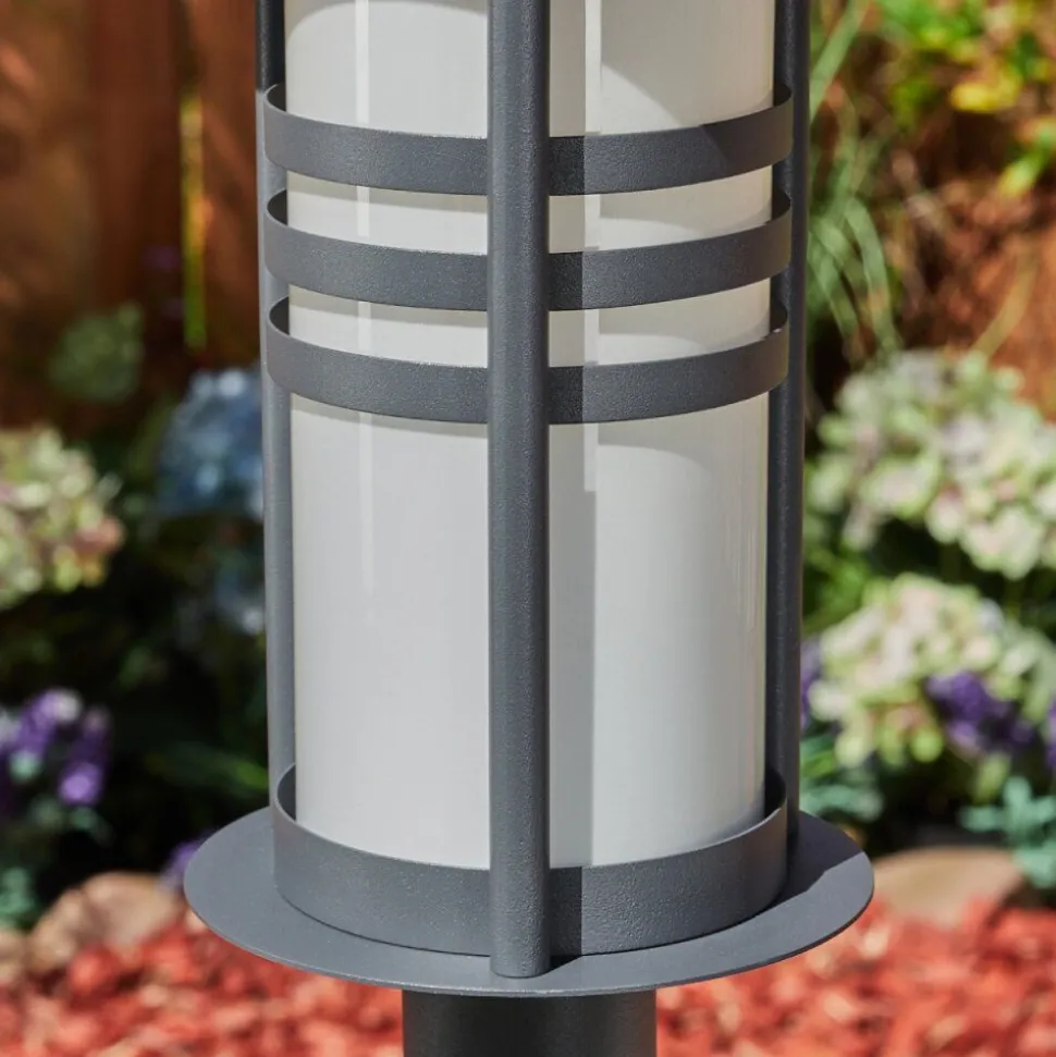 Borne Lumineuse Fukuoka Anthracite, 1 Lumiere