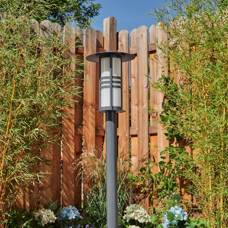 Borne Lumineuse Fukuoka Anthracite, 1 Lumiere