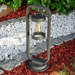 Borne Lumineuse Fulham Anthracite, 1 Lumiere