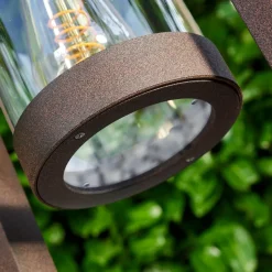 Borne Lumineuse Fulham Rouille, 1 Lumiere