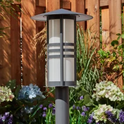 Borne Lumineuse Fushun Anthracite, 1 Lumiere