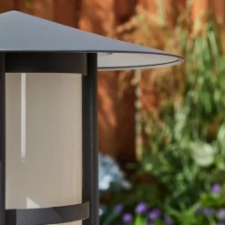 Borne Lumineuse Fushun Anthracite, 1 Lumiere