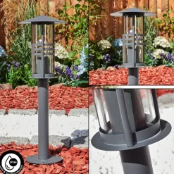 Borne Lumineuse Fushun Anthracite, 1 Lumiere