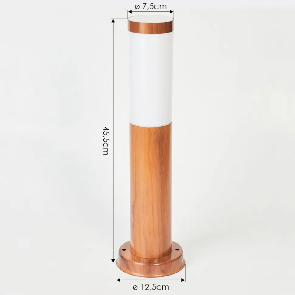 Borne Lumineuse Gabarone Brun, Couleur Bois, 1 Lumiere