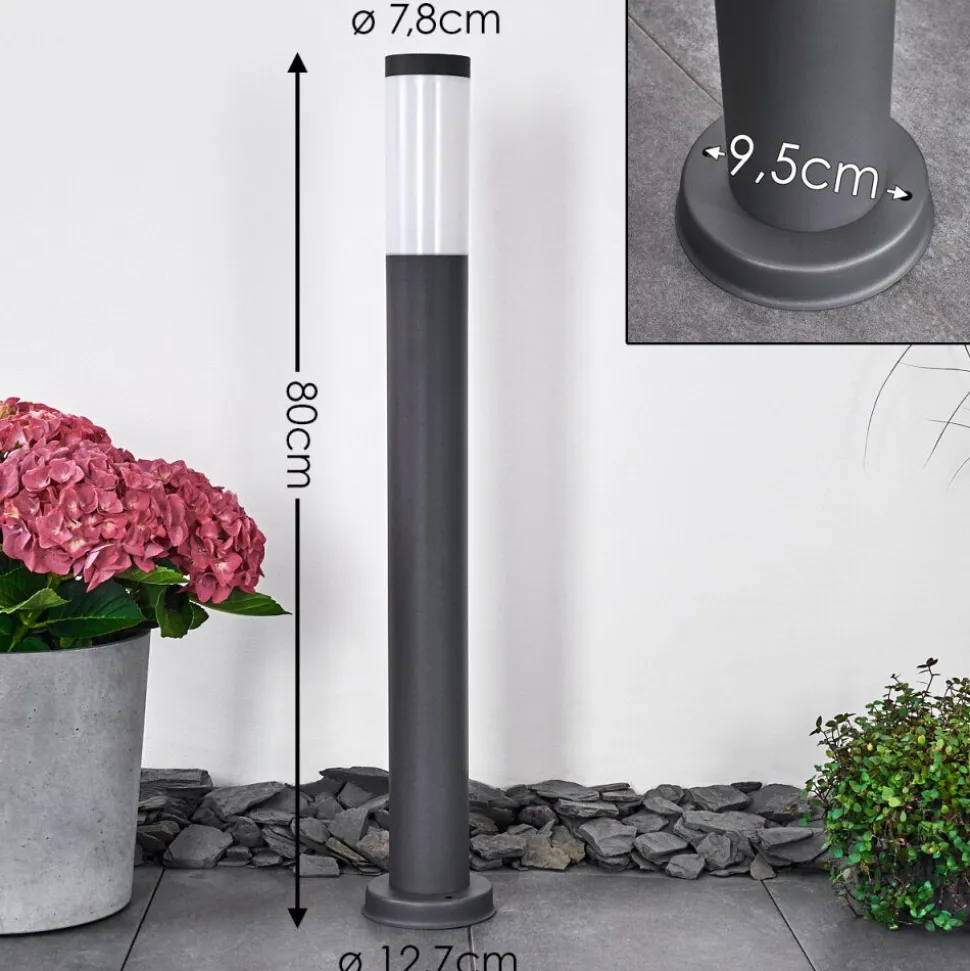 Borne Lumineuse Gaborone Anthracite, 1 Lumiere