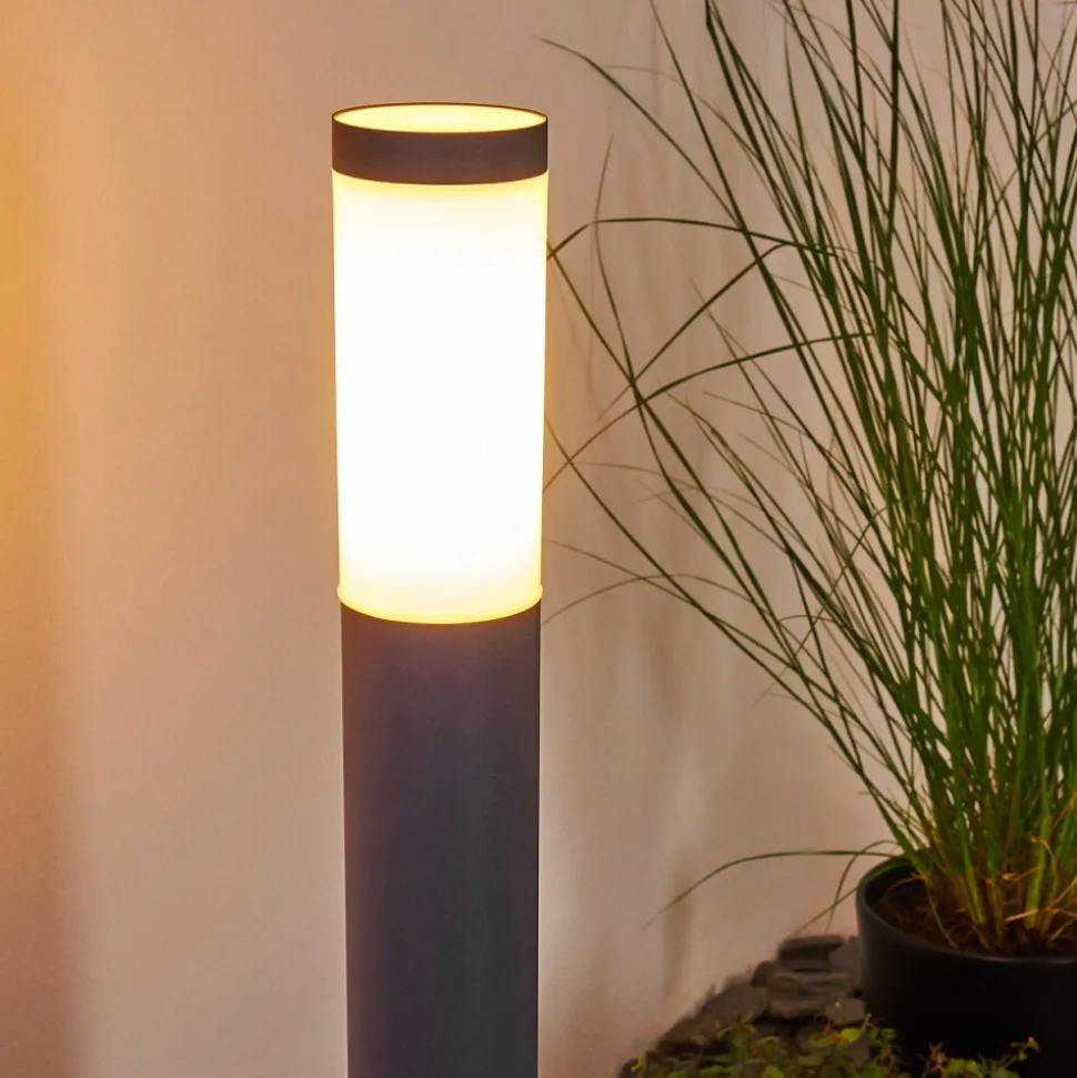 Borne Lumineuse Gaborone Anthracite, 1 Lumiere