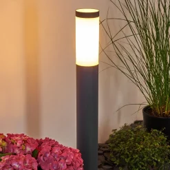 Borne Lumineuse Gaborone Anthracite, 1 Lumiere