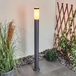 Borne Lumineuse Gaborone Anthracite, 1 Lumiere