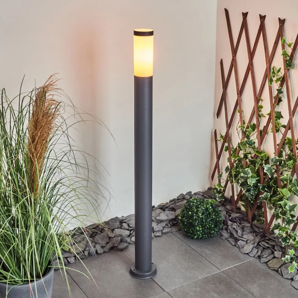 Borne Lumineuse Gaborone Anthracite, 1 Lumiere