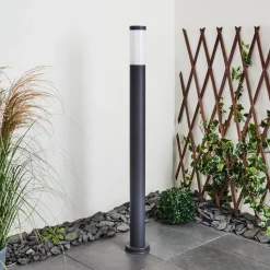 Borne Lumineuse Gaborone Anthracite, 1 Lumiere