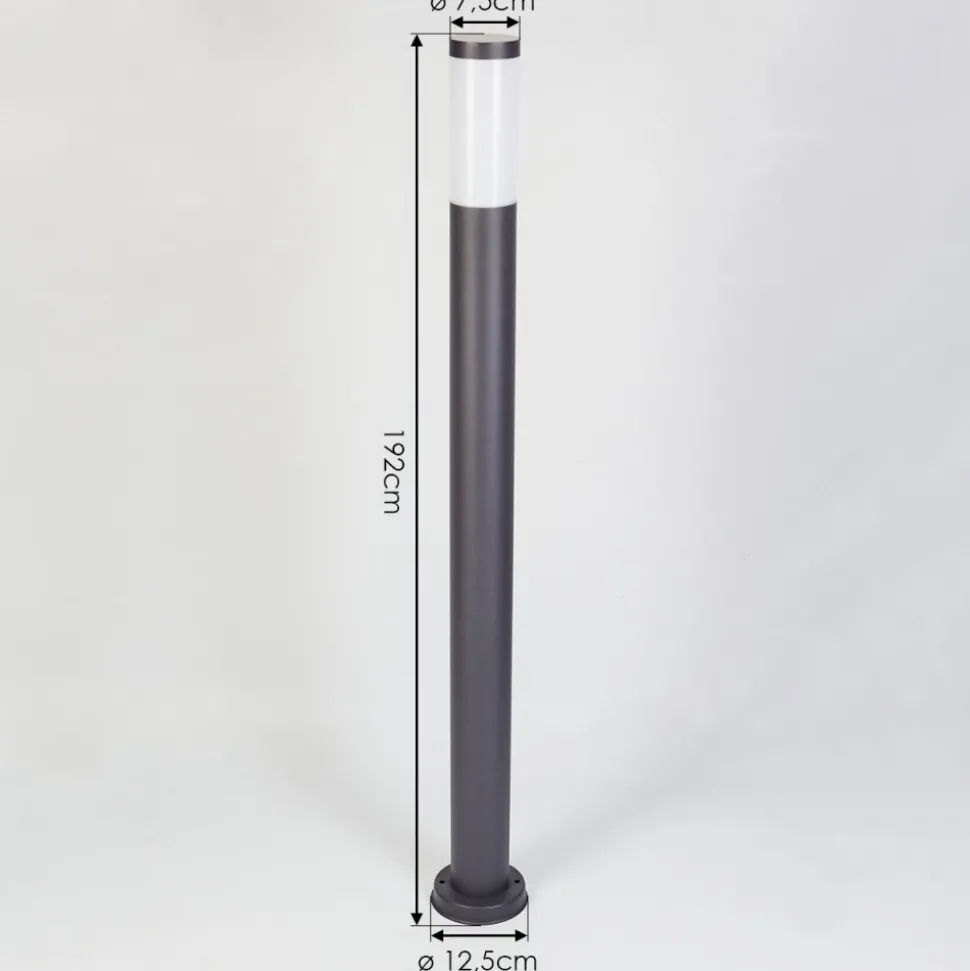 Borne Lumineuse Gaborone Anthracite, 1 Lumiere