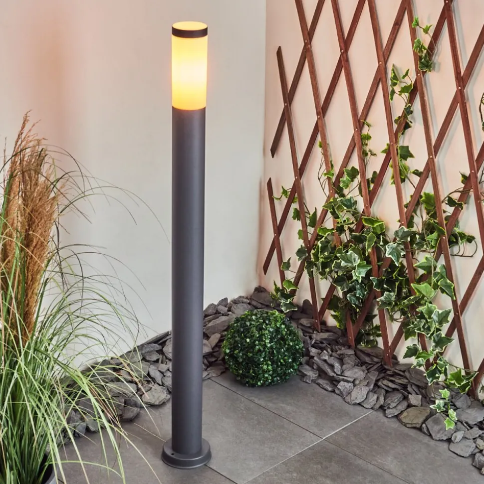 Borne Lumineuse Gaborone Anthracite, 1 Lumiere