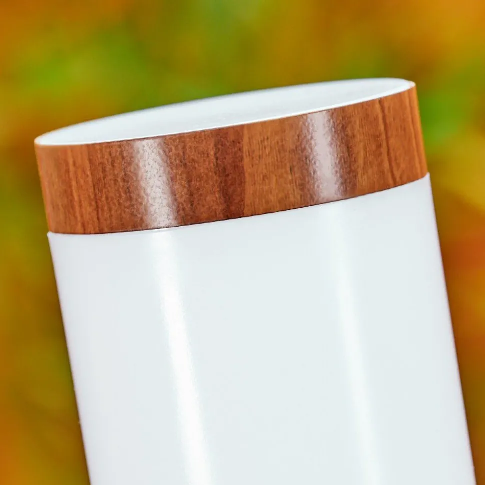 Borne Lumineuse Gaborone Brun, Couleur Bois, 1 Lumiere