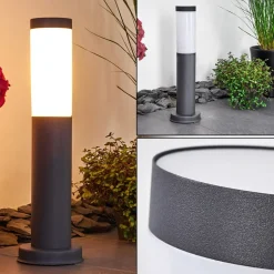 Borne Lumineuse Gaborone Anthracite, 1 Lumiere