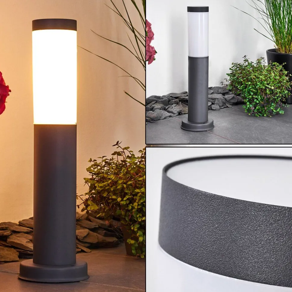 Borne Lumineuse Gaborone Anthracite, 1 Lumiere