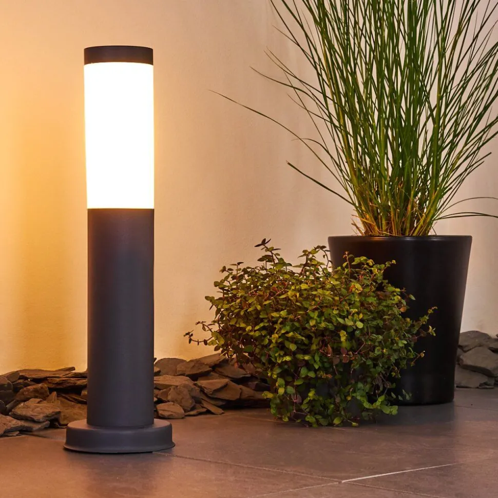 Borne Lumineuse Gaborone Anthracite, 1 Lumiere