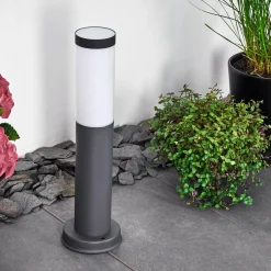 Borne Lumineuse Gaborone Anthracite, 1 Lumiere