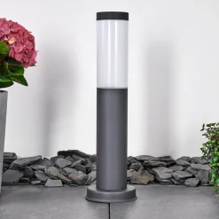 Borne Lumineuse Gaborone Anthracite, 1 Lumiere