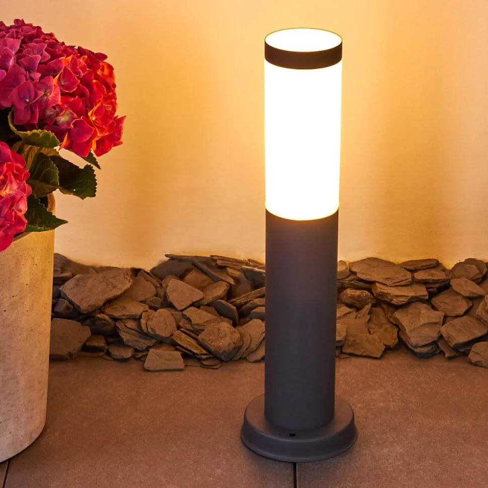 Borne Lumineuse Gaborone Anthracite, 1 Lumiere