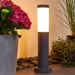 Borne Lumineuse Gaborone Anthracite, 1 Lumiere