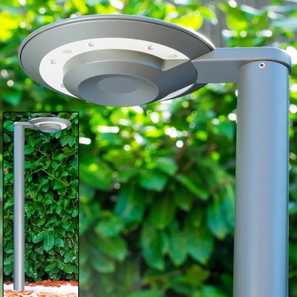 Borne Lumineuse Gakona Led Gris, 1 Lumiere