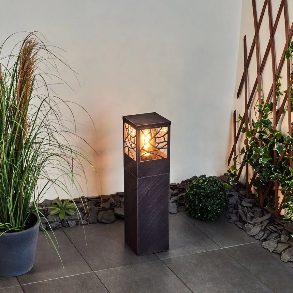 Borne Lumineuse Geroboti Rouille, 1 Lumiere