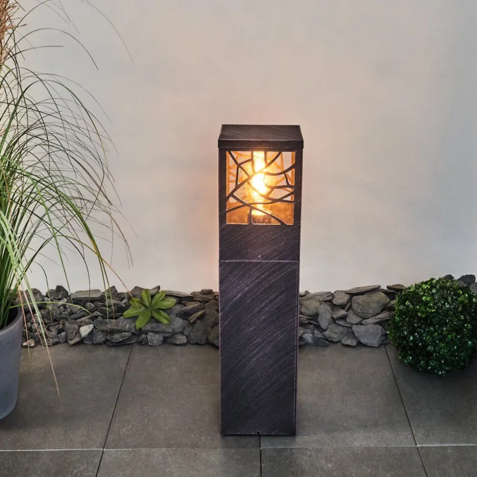 Borne Lumineuse Geroboti Rouille, 1 Lumiere