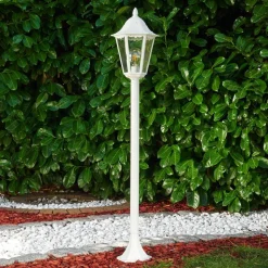 Borne Lumineuse Gilze Blanc, 1 Lumiere